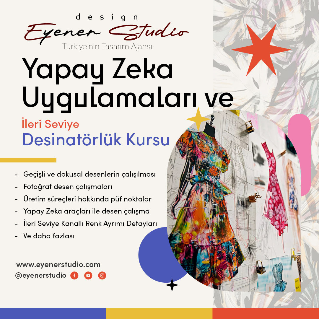 Online Yapay Zeka uygulamaları ve İleri Seviye Desen Tasarımı Kursu